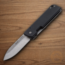 Boker Plus Lancer 42 Folding Knife 2.75" D2 Tool Steel Blade Black G10 Handle.