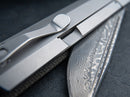 Boker Plus Cataclyst Folding Knife 3" Damascus Steel Blade Green Micarta Handle