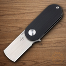 Boker Plus Suiseki Folding Knife 1.63" D2 Tool Steel Blade Black G10 Handle