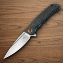 Boker Plus Nubilum Folding Knife 3.63" D2 Tool Steel Blade Carbon Fiber Handle