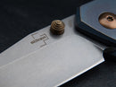 Boker Plus Canoe Folding Knife 2.75" S35VN Steel Blade Blue Titanium Handle.
