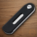 Boker Plus Ovalmoon Swivel Folding Knife 1.88" D2 Tool Steel Blade Silver Aluminum Handle