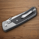 Boker Plus Conductor Folding Knife 3.38" CPM S35VN Steel Blade Gray Titanium/Carbon Fiber Handle