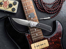 Boker Plus Conductor Folding Knife 3.38" CPM S35VN Steel Blade Gray Titanium/Carbon Fiber Handle