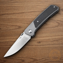 Boker Plus Conductor Folding Knife 3.38" CPM S35VN Steel Blade Gray Titanium/Carbon Fiber Handle