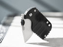Boker Plus Subcom 2.0 Folding Knife 2.25" D2 Tool Steel Blade Black Zytel/Stainless Handle