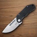 Boker Plus Davlin Folding Knife 2.88" D2 Tool Steel Blade Black G10 Handle