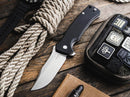 Boker Plus M.E.R.K. 1 Folding Knife 3.63" D2 Tool Steel Blade Black G10 Handle