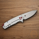 Boker Plus Gemtek Folding Knife 2.88" D2 Tool Steel Blade Gray G10/Stainless Handle