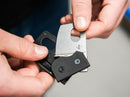 Boker Plus Sprocket Folding Knife 1.75" D2 Tool Steel Blade Black G10 Handle