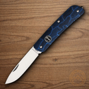 Boker Plus Tech Tool Folding Knife 2.88" 12C27 Sandvik Steel Blade Blue G10 Handle