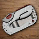 Boker Plus Rescom Folding Knife 2" AUS-8 Steel Blade Red Nylon Handle
