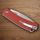 Boker Plus Boston Folding Knife 2.75" D2 Tool Steel Blade Burgundy G10 Handle