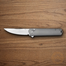 Boker Plus Kwaiken Folding Knife 3" CPM S35VN Steel Blade Gray Titanium Handle