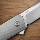 Boker Plus Kwaiken Folding Knife 3" CPM S35VN Steel Blade Gray Titanium Handle