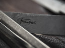 Boker Plus Wasabi Folding Knife 2.88" Damascus Steel Blade Gray Titanium Handle