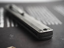 Boker Plus Wasabi Folding Knife 2.88" Damascus Steel Blade Gray Titanium Handle