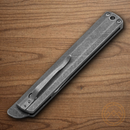 Boker Plus Wasabi Folding Knife 2.88" Damascus Steel Blade Gray Titanium Handle