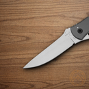 Boker Plus The Escort Folding Knife 3.5" Nitro V Steel Blade Gray Stainless Handle