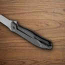 Boker Plus The Escort Folding Knife 3.5" Nitro V Steel Blade Gray Stainless Handle