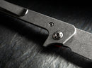 Boker Plus Fragment Folding Knife 2" 440C Steel Blade Black Stainless Handle.