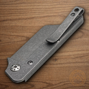 Boker Plus Fragment Folding Knife 2" 440C Steel Blade Black Stainless Handle.