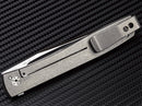 Boker Plus Urban Trapper Folding Knife VG-10 Steel Blade Titanium Handle.