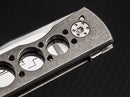 Boker Plus Urban Trapper Folding Knife VG-10 Steel Blade Titanium Handle.