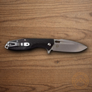 Boker Plus Caracal Folding 3.38" Knife D2 Tool Steel Blade Black G10 Handle.
