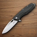 Boker Plus Caracal Folding 3.38" Knife D2 Tool Steel Blade Black G10 Handle.