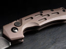 Boker Plus Thunder Storm Folding Knife 3" AUS-8 Steel Blade Coyote Brown Aluminum Handle