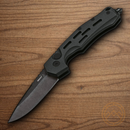 Boker Plus Thunder Storm Folding Knife 3" AUS-8 Steel Blade Black Aluminum Handle.
