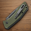 Boker Plus Worldwide 2.0  Folding Knife 2.5" 440C Steel Blade Green G10 Handle