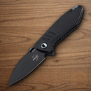Boker Plus Bend Folding Knife 2.63" D2 Tool Steel Blade Black GFN Handle