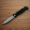 Boker Plus Atlas Folding Knife 2.63" 12C27 Sandvik Steel Blade Black Stainless Handle