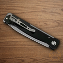 Boker Plus Atlas Folding Knife 2.63" 12C27 Sandvik Steel Blade Black Stainless Handle
