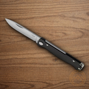 Boker Plus Atlas Folding Knife 2.63" 12C27 Sandvik Steel Blade Black Stainless Handle