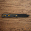 Boker Plus Atlas Folding Knife 2.88" 12C27 Sandvik Steel Blade Black Stainless Handle
