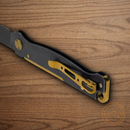 Boker Plus Atlas Folding Knife 2.88" 12C27 Sandvik Steel Blade Black Stainless Handle