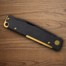 Boker Plus Atlas Folding Knife 2.88" 12C27 Sandvik Steel Blade Black Stainless Handle