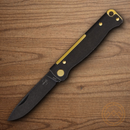 Boker Plus Atlas Folding Knife 2.88" 12C27 Sandvik Steel Blade Black Stainless Handle