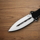 Boker Plus Cheus Folding Knife 3.5" VG-10 Steel Blade Black G10 Handle.