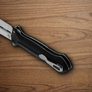 Boker Plus Cheus Folding Knife 3.5" VG-10 Steel Blade Black G10 Handle.