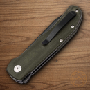 Boker Plus Tac-Master Folding Knife 4" Nitro V Steel Blade Green Micarta Handle