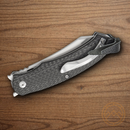 Boker Plus Takara Folding Knife 3.13" D2 Tool Steel Blade Carbon Fiber Handle