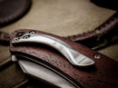 Boker Plus Takara Folding Knife 3" D2 Tool Steel Blade Cocobolo Wood Handle
