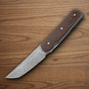 Boker Plus Sanjo Folding Knife 3.38" VG-10 Steel Blade Brown Micarta Handle