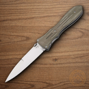 Boker Plus Atropos Folding Knife 4.13" VG-10 Steel Blade Brown Micarta Handle