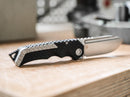 Boker Plus Hermod Folding Knife 3.63" D2 Tool Steel Blade Black G10 Handle