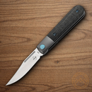 Boker Plus Modern Folding Knife 2.5" Nitro V Steel Blade Black Micarta Handle